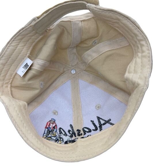 90s Hat Alaska Embroidered huskies Iditarod